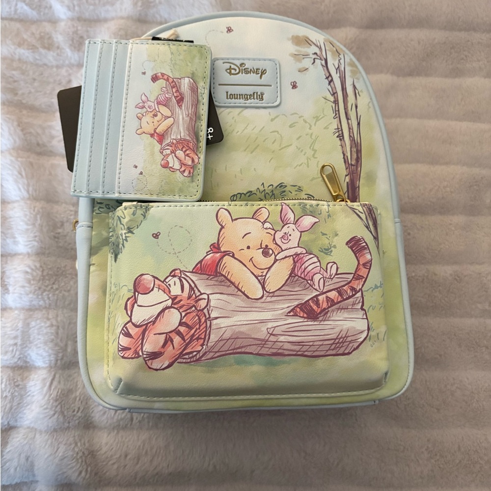 Loungefly Winnie the Pooh Backpack and Wallet Set